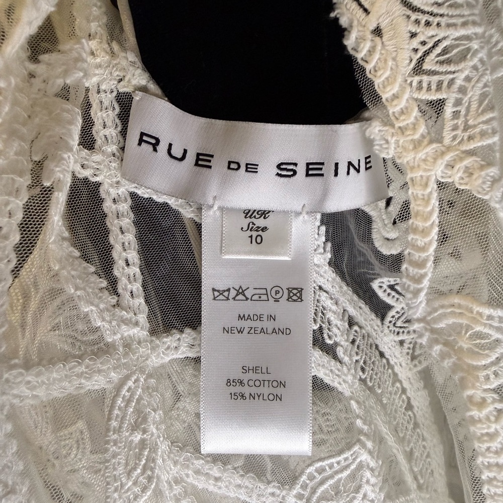 Rue De Seine Ivory Lace Wedding Dress - Picture 11 of 13